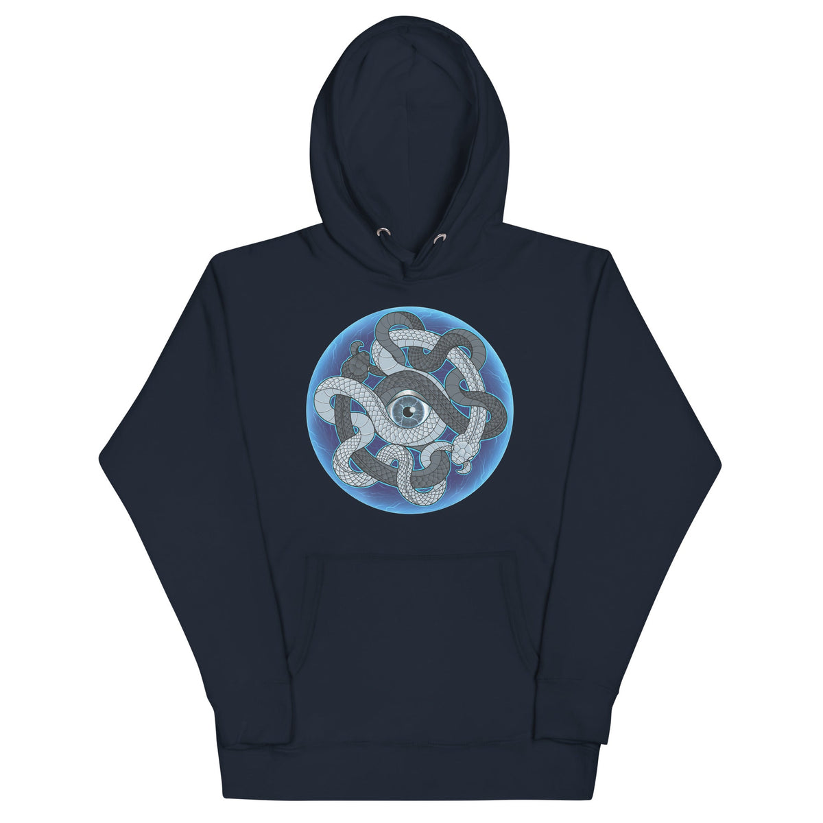 ABASOR Navy Unisex Hoodie - Angel Blue