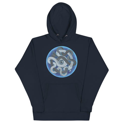 ABASOR Navy Unisex Hoodie - Angel Blue