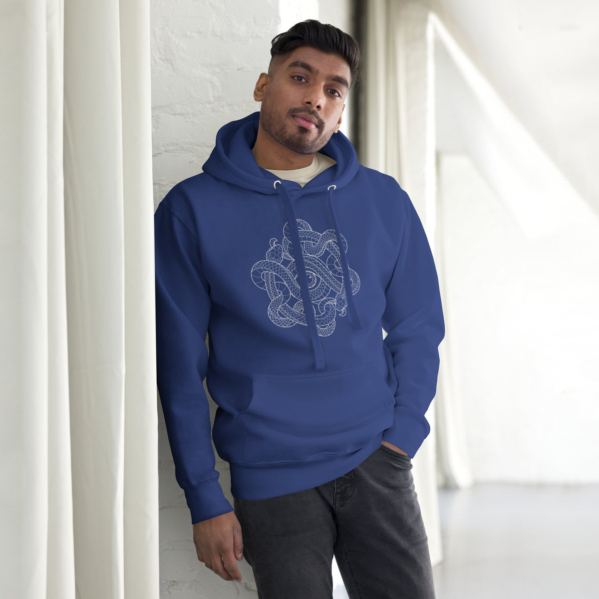 ABASOR Unisex Hoodie - Angel Blue