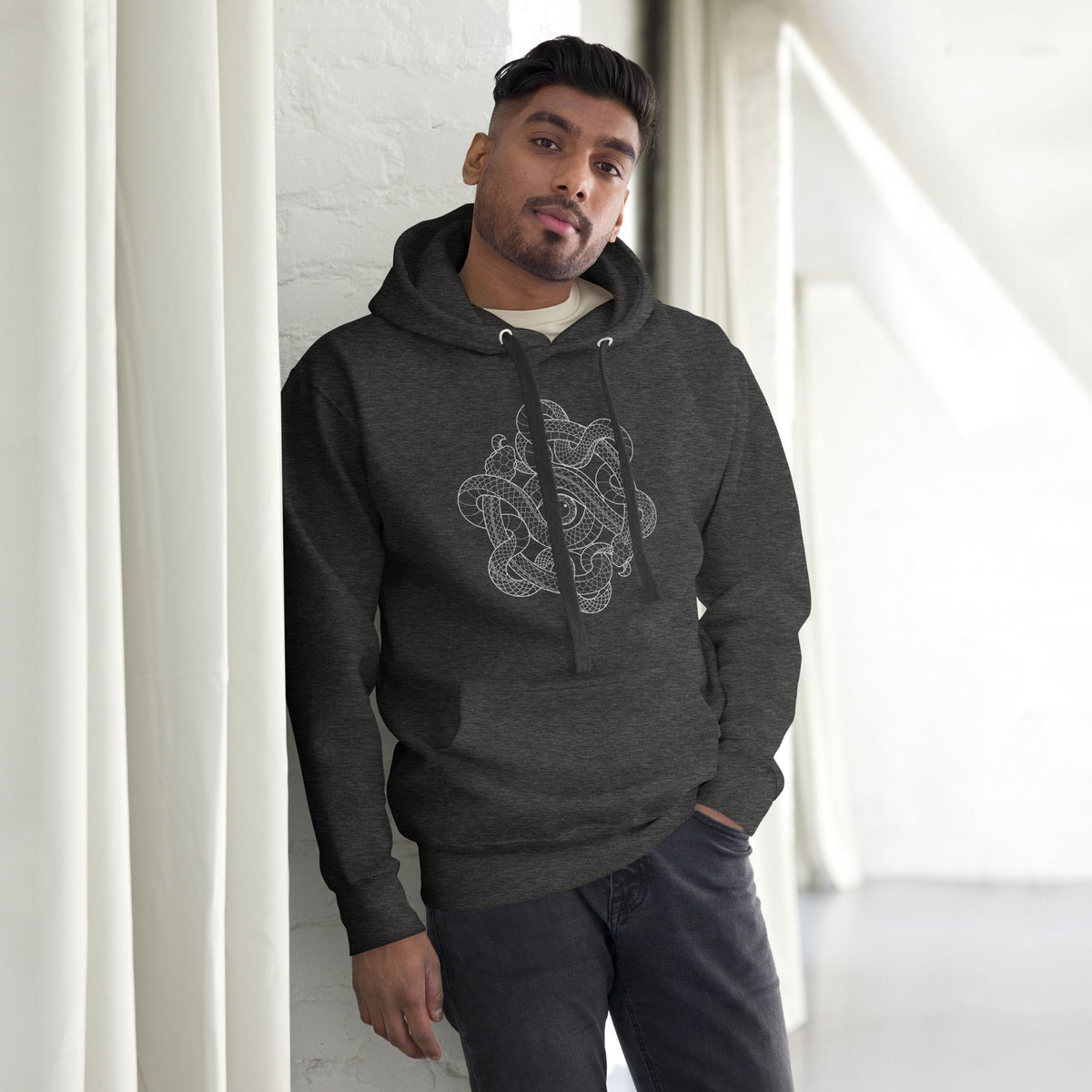ABASOR Unisex Hoodie - Angel Blue