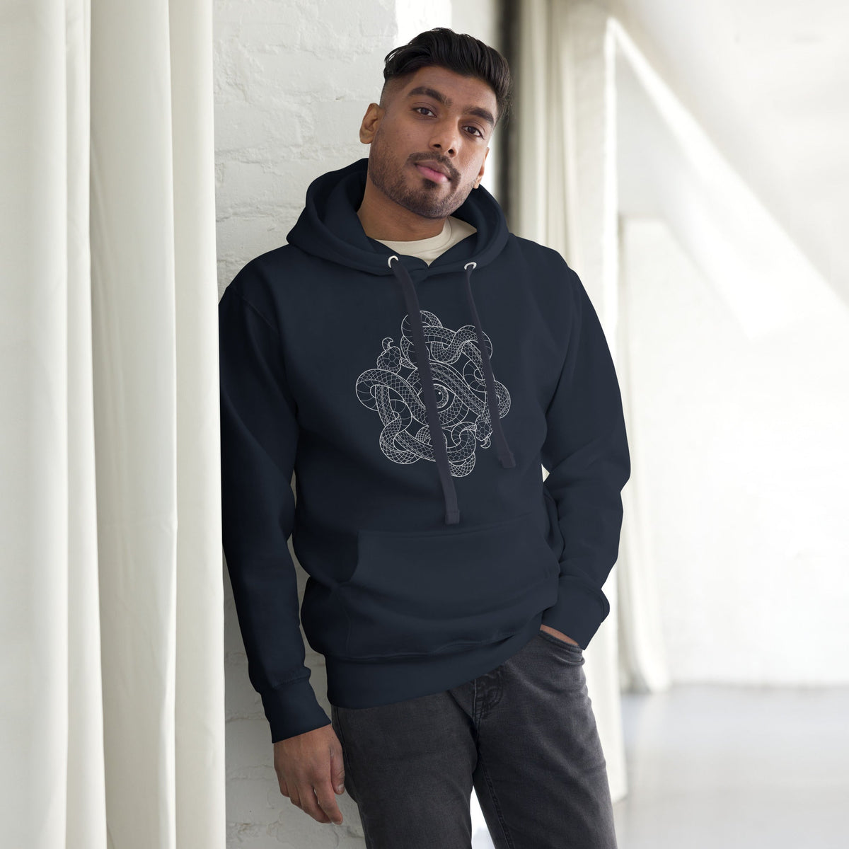 ABASOR Unisex Hoodie - Angel Blue
