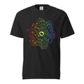 Abasor Q garment-dyed heavy t-shirt in black, front