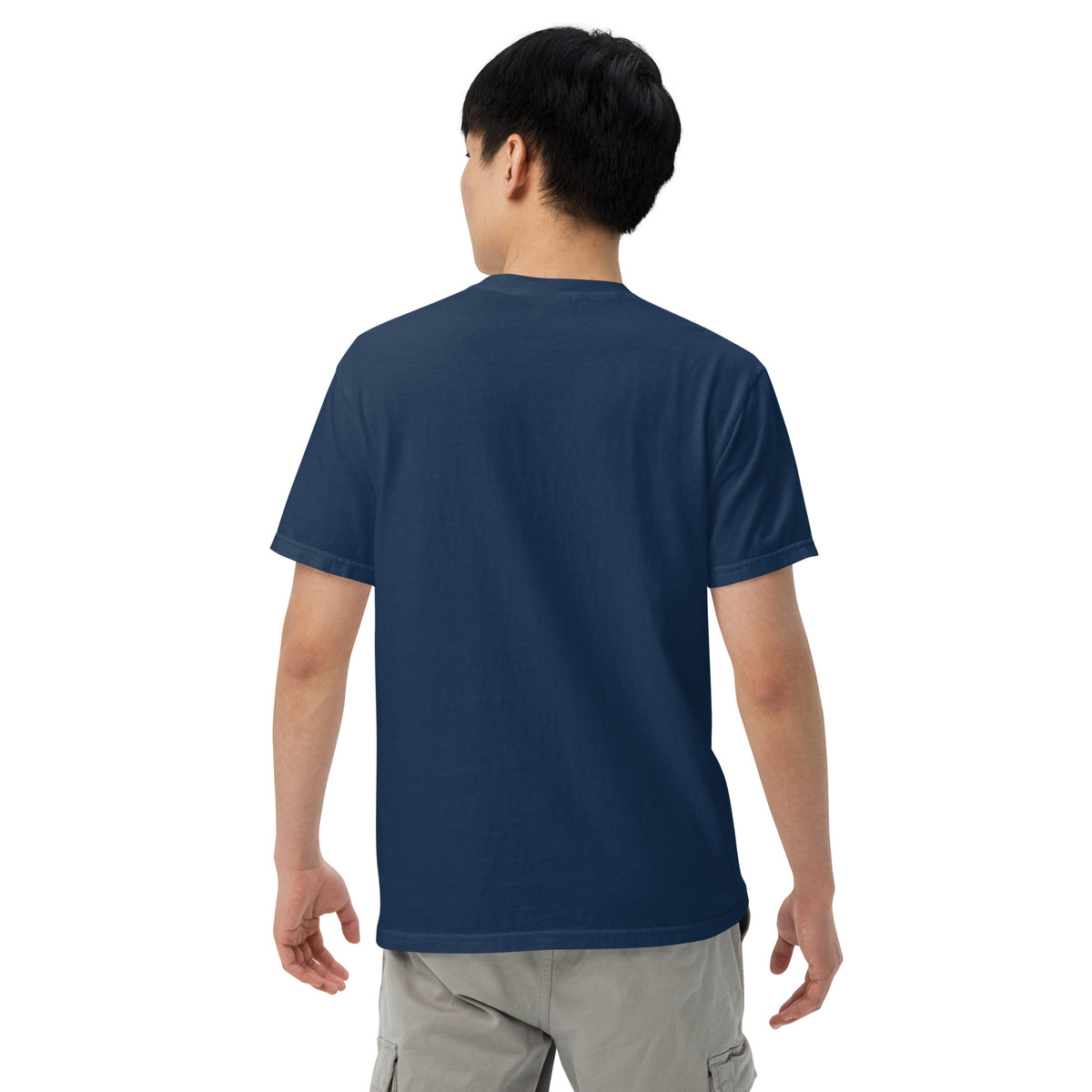 FMF DOC t-shirt in navy, back