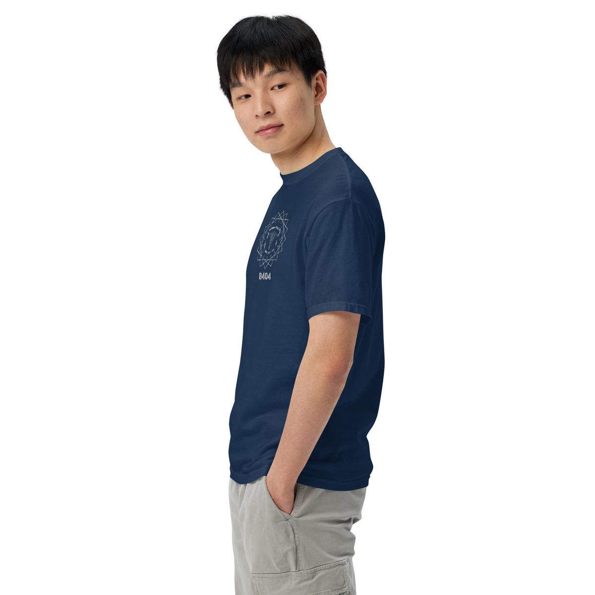 FMF DOC t-shirt in navy, left