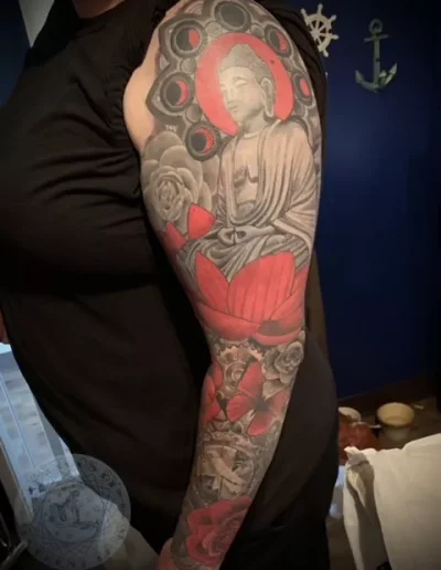Buddha Tattoo by Forrest Lang