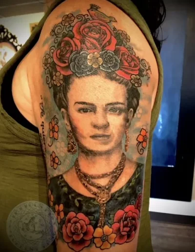 Frida Tattoo by Forrest Lang