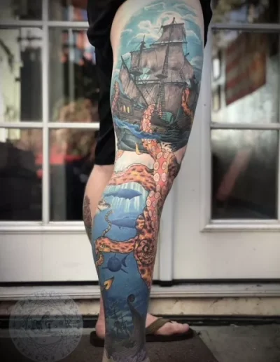 Kraken Tattoo by Forrest Lang