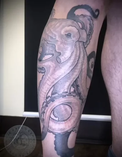 Octo Tattoo by Forrest Lang