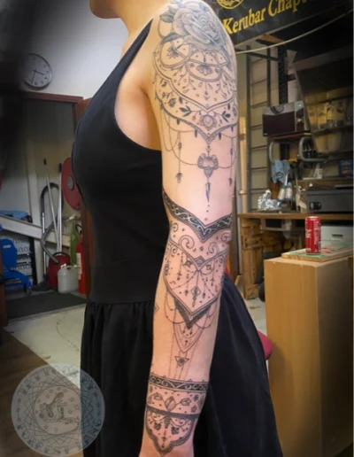 Polygon Tattoo by Forrest Lang