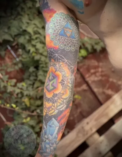 Universe Tattoo by Forrest Lang